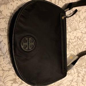 Tory Burch nylon messenger bag - black